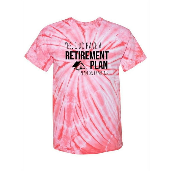 I Plan On Camping Tie-Dye Cyclone Women -Smartprints Designs, Female XX-Large