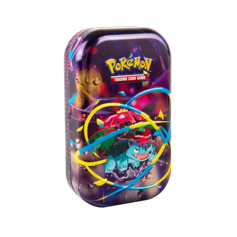 Pokémon, Trading Card Game Mega Mini Tin Venusaur, Includes