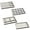 Grey, variant on Jewelry Organizer for Drawer: Velvet Jewelry Trays, Stackable Dividers for Rings, Earrings, Necklaces, Bracelets, Watches, and Vanity Storage (Grey)