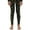 Black Emoji Design, variant on Fleece-Lined Bottoms Kids Base Layer Thermal Pants for Girls, Lavender XL