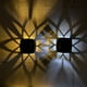 thumbnail image 5 of Xihbxyly Farolas Solares para Postes, Diseño de Tapa de Valla Exterior, Energía Solar de Bajo Consumo, Opciones de Luz Blanca y Cálida, Decoración para Jardín y Patio, Sin Cableado, Tamaño 10 X 15 Cm, 5 of 7