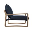 thumbnail image 2 of DHP Mira Upholstered Sling Accent Chair, Ivory Linen, 2 of 8