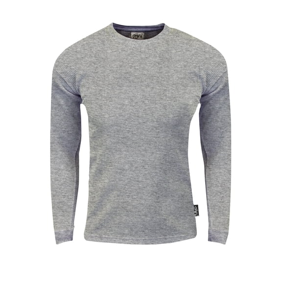 Shaka Wear Men's Thermal Long Sleeve Crewneck Waffle Shirt XS-5XL