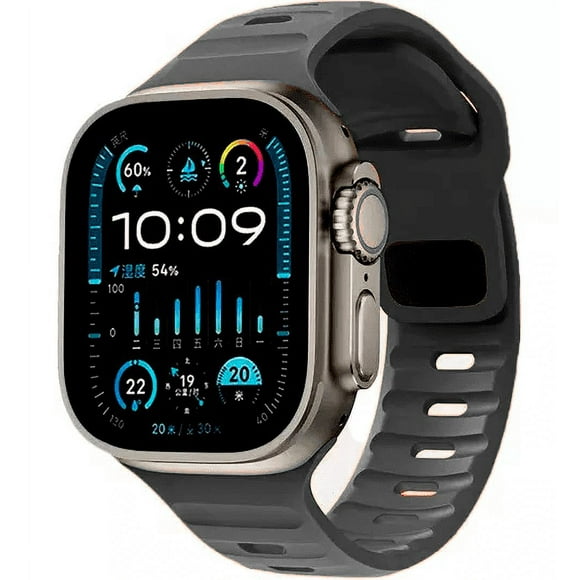 Correa Extensible De Silicona Unisex Sport Ultra  M / L  38 / 40 / 41 mm Para Apple Watch Serie Se 2 3 4 5 6 7 8