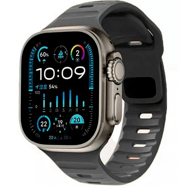 Correa Extensible De Silicona Unisex Sport Ultra M / L 42 / 44 / 45 / 49 mm Para Apple Watch Serie Se 2 3 4 5 6 7 8