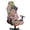 Bright Blossom Mandala Flower, variant on FUIALDOLG Cute Flower Rabbit Desk Chair Cover with Armrest Pad Colorful Eggs Gaming Chair Seat Cover with Armrest Scratch Proof Anti Dirty Chairs Slipcover for Office,Racing Style Seats