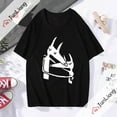 thumbnail image 3 of Car Seat Music Band Headrest Classic T-shirt Unisex DMN Long-sleeved Tee Summer Crewneck Black Shirt, 3 of 5