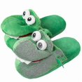 thumbnail image 3 of Children/adults Funny Crocodile Slippers Open Mouth To Walk Small Crocodile Toy Slippers Home Indoor Non-slip Cotton Slippers G, 3 of 5
