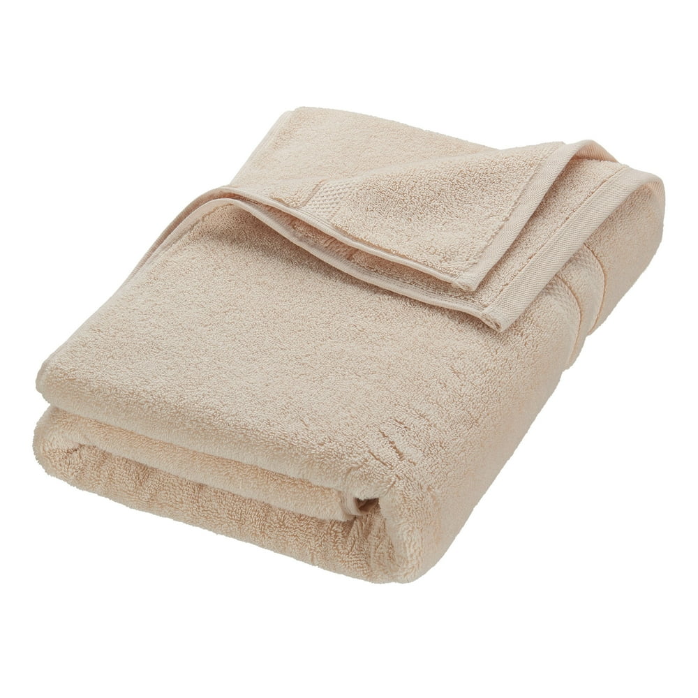 Hotel Style Turkish Cotton Bath Towel Collection, Bath Towel, Tan 1