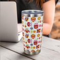 thumbnail image 2 of Owl Tumbler with Lid and Straw 20 oz Travel Owl Print Cup Stainless Steel Vacuum Insulated Coffee Mug Owl Lovers Gifts for Women and Men, 2 of 6