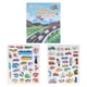thumbnail image 2 of Libro de Pegatinas ANGGREK Juego de Pegatinas Tema de Transporte Educativo Para Niños, 2 of 8