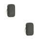 thumbnail image 2 of Bewildely Bolsa de almacenamiento de cable para auriculares Senderismo al aire libre Camping Pesca Red interior portátil Auriculares Cierre de Gris 2Conjunto, 2 of 6