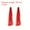 Red, variant on Uxcell Bike Streamers, Colorful Scooter Handlebar Tassels Grips Ribbon Accessories Decorations for Bicycle Handles Red