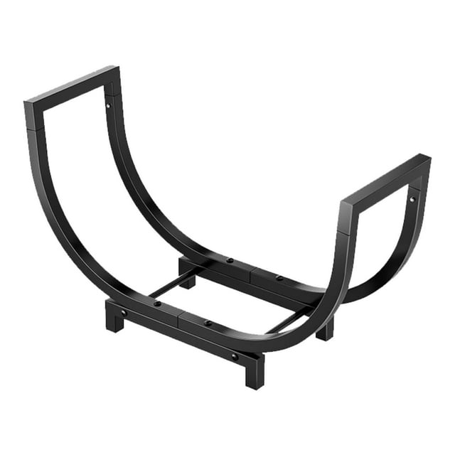 jesticaly Firewood Log Burning Rack Fire Grates For Outdoor Gatherings Sturdy And Reliable Firewood Holder Fireplace Log Rack