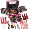 thumbnail image 1 of Set de maquillaje UNIFULL de 132 colores todo en uno con brochas de maquillaje, 1 of 7
