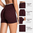 thumbnail image 3 of Women’s Leopard Biker Shorts, High Waisted Yoga Workout Shorts, Tummy Control Gym, 3 of 5