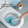 thumbnail image 4 of OAVQHLG3B Silicone Toilet Brush With Holder, Bathroom Toilet Brush Holder Set, Silicone Toilet Cleaning Brush For Deep-Cleaning, 4 of 6