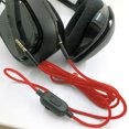 thumbnail image 4 of Cheers.US A10 A30 A40 Audio Cable Aux Cord Male to Male Headphone Wire Stereo Cable Professional Red Braided Gaming Headphone Cable, 4 of 7
