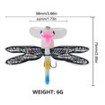 thumbnail image 3 of 2uds. Señuelo de pesca 6g 7,5 cm duro antiviento Topwater Dragonfly con anzuelo (2), 3 of 3