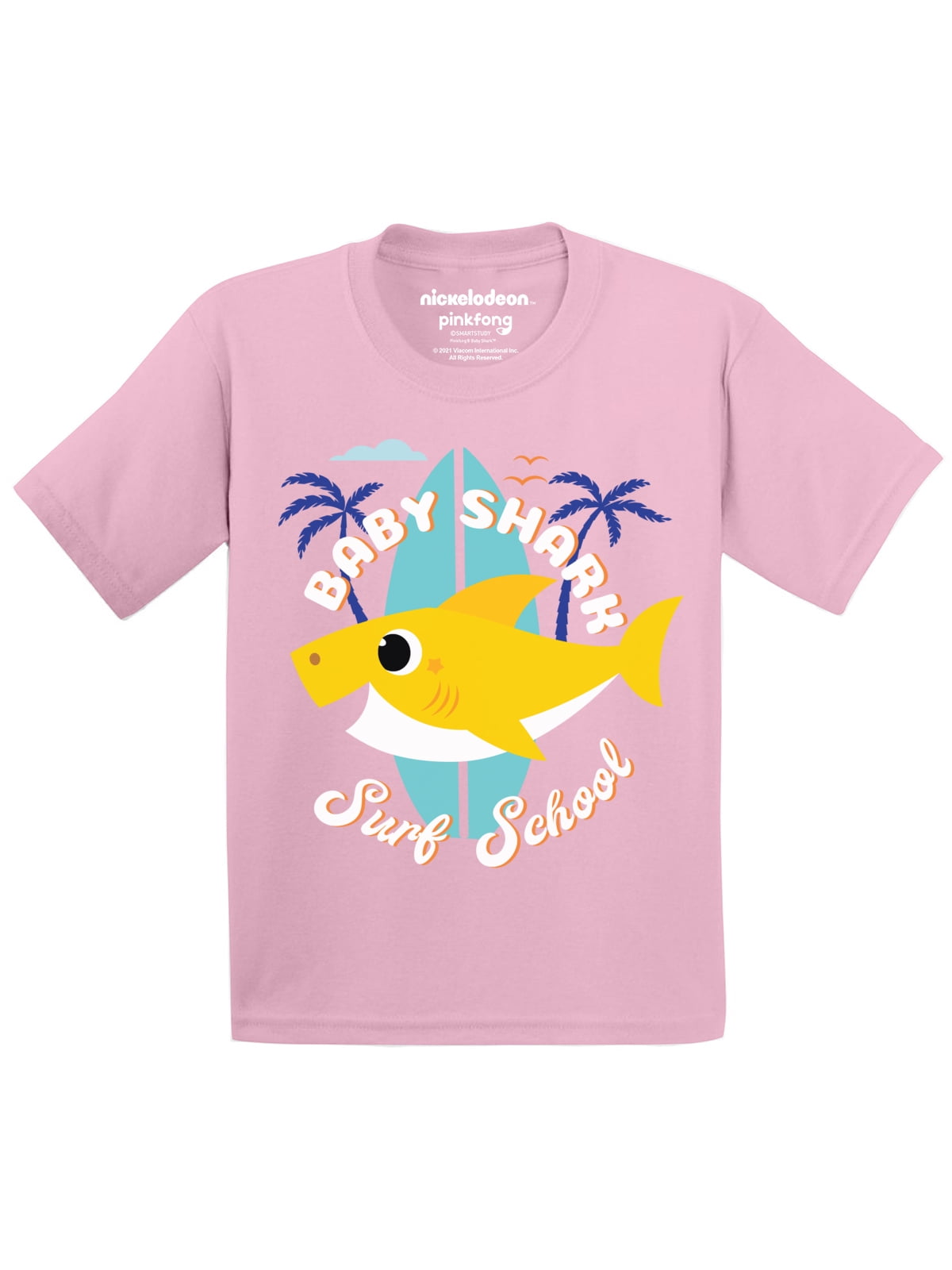 Baby Shark Cool Vacation Matching Shirt for Girls Boys Surf School
