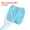 Blue, variant on Uxcell Iridescent Organza Ribbon, Laser Sheer Organza Wired Ribbon for Gift Flowers Bouquet Wrapping Presents White
