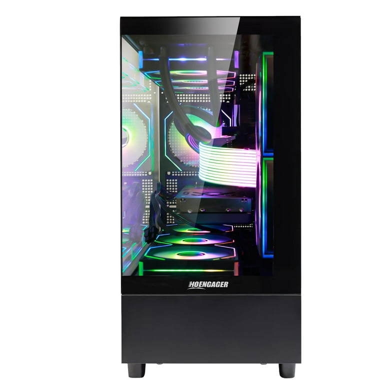 Hoengager Ocean Park Gaming PC-AMD Ryzen 7 5700X3D 8-Core 3.0 GHz