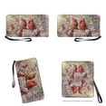 thumbnail image 4 of ZUXONGSY Cardinal Cherry Blossom Print 2 PCS Handbags and Purses for Women Portable Top Handle Satchel Tote Bag Shoulder Bag Slim Wallet with Handle for Outings Travel, 4 of 5