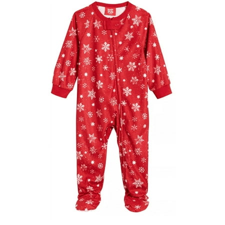 

Family Pajamas Matching Baby Merry Snowflake Footie One-Piece -18Months