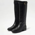 thumbnail image 2 of Sam Edelman Pierce Black Almond Toe Pull On Stacked Heel Riding Knee High Boots (Black, 8), 2 of 2