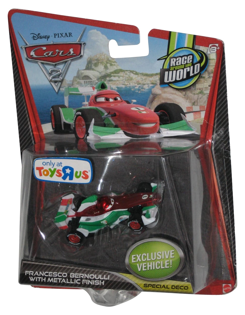 Disney Cars 2 Race Around The World Francesco Bernoulli Metallic Finish Special Deco Toy Car