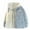 Blue Coat For Man, variant on Men's Short Padded Coats Jacket Color Blocking Round Neck Collar Lightweight Winter Thermal Cotton Jacket Long Sleeve Parkas Purple S
