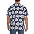thumbnail image 3 of Fotbe Cute Sheep With Star Camisa Estampada de Manga Corta para Hombre, Casual de Verano, Estilo Playero, Sin Arrugas-4X-Large, 3 of 5