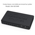 thumbnail image 3 of Distribuidor HDMI un minuto dos 4K mini HDMI una entrada dos salidas divisor de frecuencia video HD misma pantalla, 3 of 3