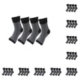 thumbnail image 2 of Seitruly 2a Juego de 2 calcetines de compresión transpirables de tejido resistente que garantizan la protección y durabilidad del hueso del negro L/XL 10Conjunto, 2 of 6
