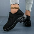 thumbnail image 5 of Women's Walking Shoes Sock Sneakers - Mesh Air Cushion Lady Girls Modern Jazz Dance Easy Shoes Platform Loafers, 5 of 7