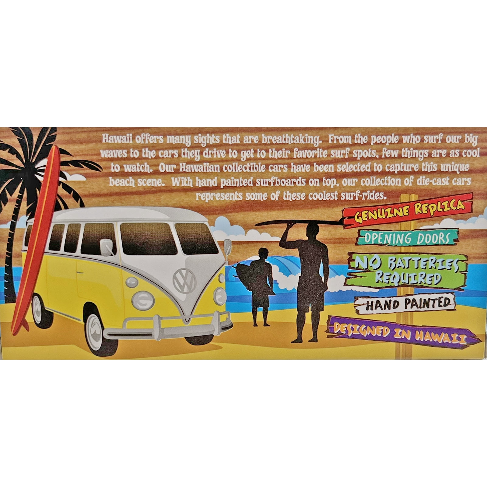 Hawaiian Collectible 1956 Ford F-100 Pickup Toy Truck with Surfboard
