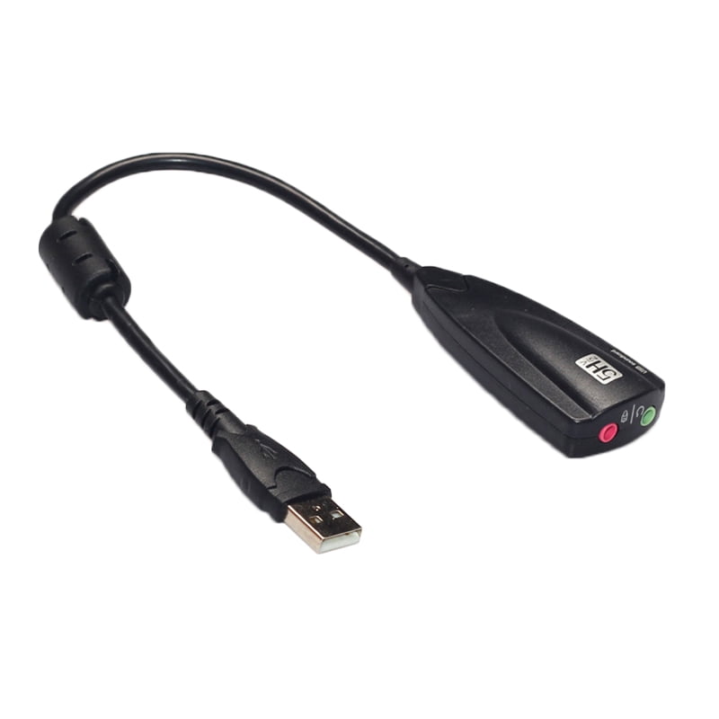5H V2 7.1 External USB Sound Card 5hv2 Audio Adapter USB To 3D CH Virtual Channel Sound Track by Atomic Market 