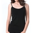 thumbnail image 2 of Camisolas para mujer con sujetador acolchado integrado, camiseta sin mangas básica transpirable Fokelyi YZY191-1, 2 of 6