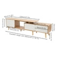 thumbnail image 2 of 78'' TV Stand Wood TV Cabinet Stand with Doors Adjustable Shelves Console Table, 2 of 18