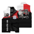 thumbnail image 4 of Chaqueta sin mangas con estampado 3D de motocicleta violenta 66 para hombre para otoño e invierno, chaleco informal cálido y de moda, 4 of 5