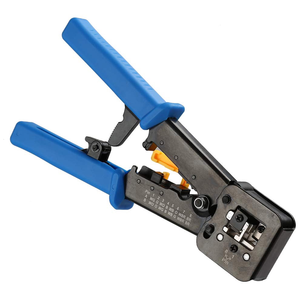 Ax Gear axGear RJ45 Crimp Tool Pass Through Cat5 Cat5e Cat6 India | Ubuy