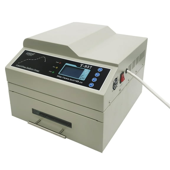 T937 Reflow Oven Reflow Soldering Machine Intelligent Infrared Heater Soldering Machine for BGA SMD SMT