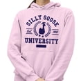 thumbnail image 2 of Silly Goose University Hoodie Sweatshirt Unisex X-Large Pink, 2 of 5
