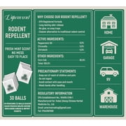 Mouse Rodent Repellent, 30 pack Peppermint Oil Lemon Moth Balls for Rodents Outdoor and Indoor Use, Deterrent Rats Squirrel Mice Repellent for Car Kitchen