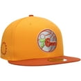 thumbnail image 3 of Men's New Era Gold/Rust Philadelphia 76ers 59FIFTY Fitted Hat, 3 of 6