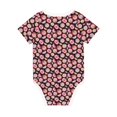 thumbnail image 2 of Daiia Tomatoes Printed Unisex-Baby Short Sleeve Onesies Bodysuits Baby Climbing Clothes Soft and Comfortable Romper with Expandable Shoulder Design-6 Months, 2 of 8