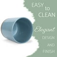 thumbnail image 3 of Elanze Designs Welcome to the Kitchen Ceramic Cork Bottom Sky Blue Large Capacity Utensil Holder Crock for Countertop Storage, Stylish & Durable for Cooking Tools, 3 of 3