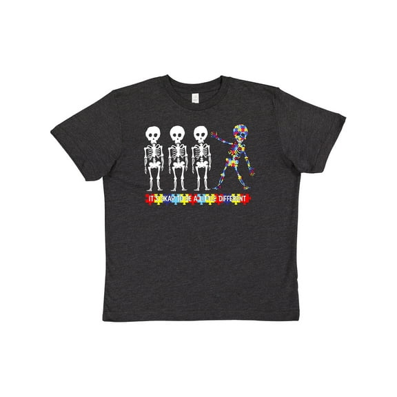 Inktastic It's Okay to Be a Little Different Autism Awareness Youth T-Shirt