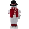 thumbnail image 5 of Northlight Lighted and Animated Musical Standing Snowman Christmas Figure - 24", 5 of 5