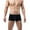 Black, variant on Jgppe Mens Ice Silk Briefs with Pouch Boxer Brief Silky Breathable Wicking Short Leg Underpants Trunks